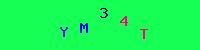 Blue Captcha Image