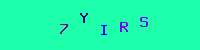 Blue Captcha Image